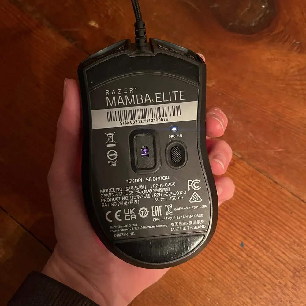 Razer Mamba Elite Chroma Mouse